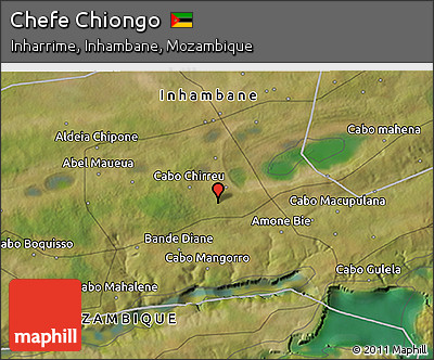 Satellite 3D Map of Chefe Chiongo