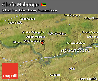 Satellite 3D Map of Chefe Mabongo