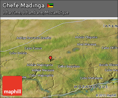 Satellite 3D Map of Chefe Madinga