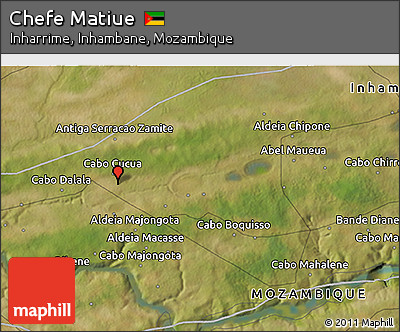 Satellite 3D Map of Chefe Matiue