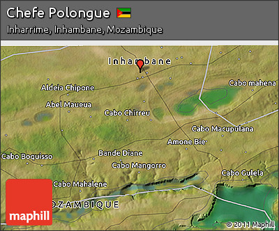 Satellite 3D Map of Chefe Polongue