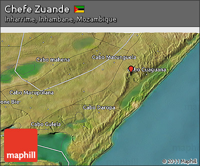 Satellite 3D Map of Chefe Zuande