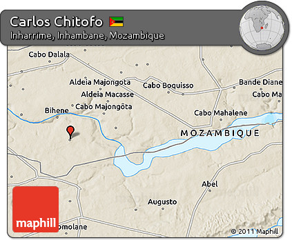 Shaded Relief 3D Map of Carlos Chitofo