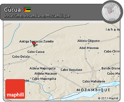 Shaded Relief 3D Map of Cúcua