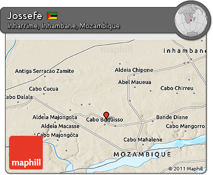 Shaded Relief 3D Map of Jossefe