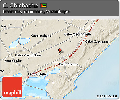 Shaded Relief 3D Map of C. Chichache