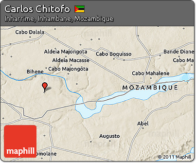 Shaded Relief 3D Map of Carlos Chitofo