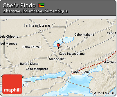 Shaded Relief 3D Map of Chefe Pindo