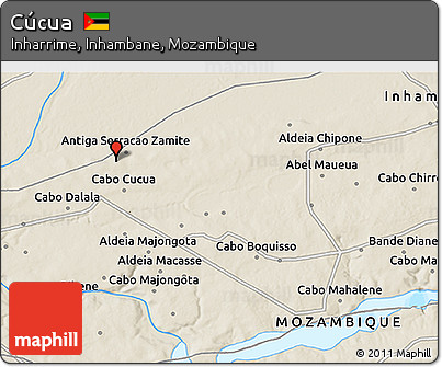 Shaded Relief 3D Map of Cúcua