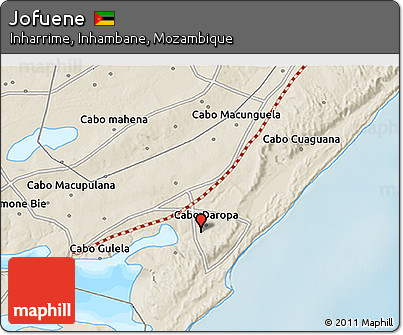 Shaded Relief 3D Map of Jofuene