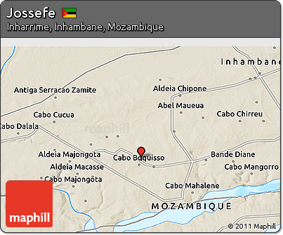 Shaded Relief 3D Map of Jossefe