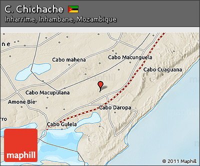 Shaded Relief 3D Map of C. Chichache