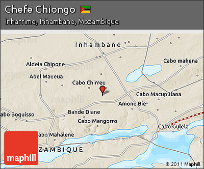 Shaded Relief 3D Map of Chefe Chiongo