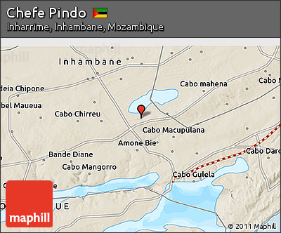 Shaded Relief 3D Map of Chefe Pindo