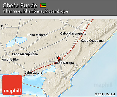 Shaded Relief 3D Map of Chefe Puede