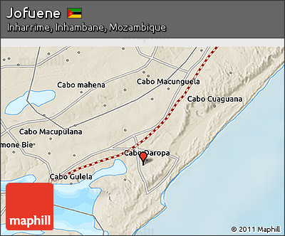 Shaded Relief 3D Map of Jofuene