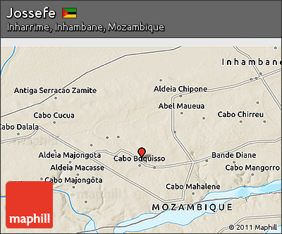 Shaded Relief 3D Map of Jossefe