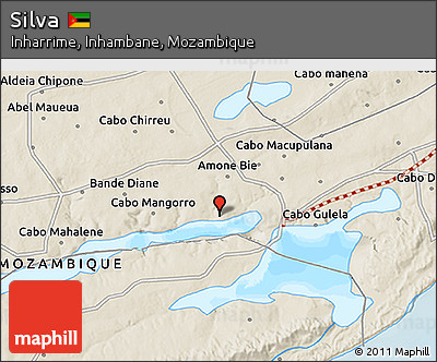 Shaded Relief 3D Map of Silva