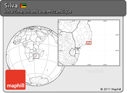 Blank Location Map of Silva