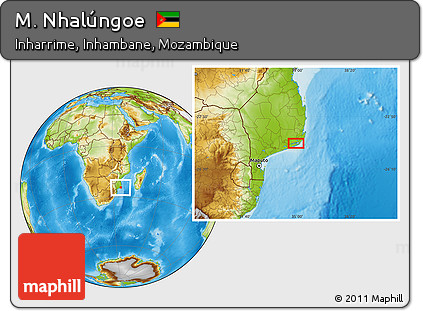 Physical Location Map of M. Nhalúngoe