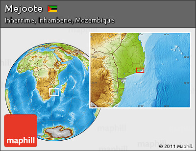 Physical Location Map of Mejoote