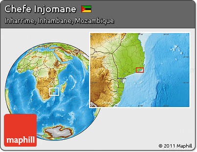 Physical Location Map of Chefe Injomane