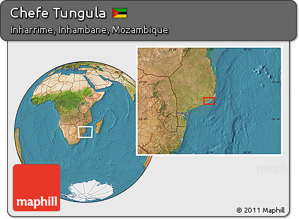 Satellite Location Map of Chefe Tungula