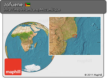 Satellite Location Map of Jofuene