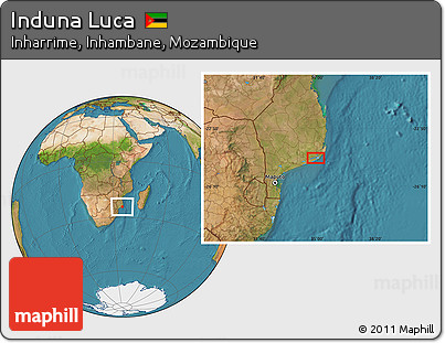 Satellite Location Map of Induna Luca