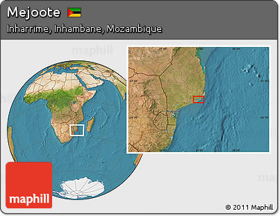 Satellite Location Map of Mejoote