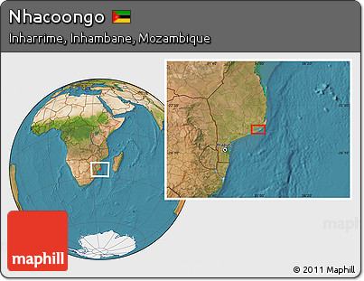 Satellite Location Map of Nhacoongo