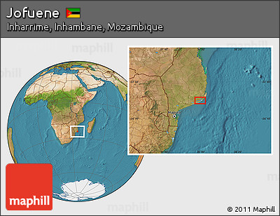 Satellite Location Map of Jofuene