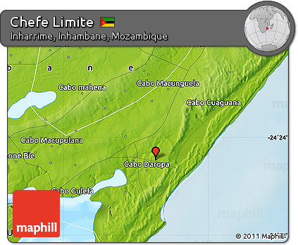 Physical Map of Chefe Limite