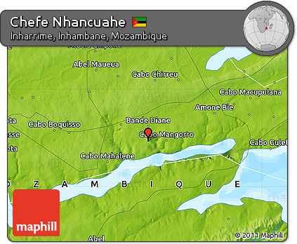 Physical Map of Chefe Nhancuahe