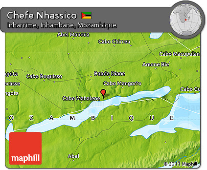 Physical Map of Chefe Nhassico