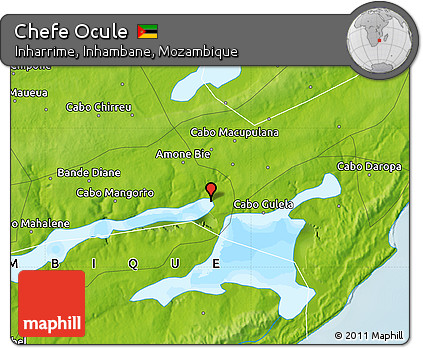 Physical Map of Chefe Ocule