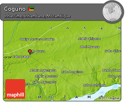 Physical Map of Coguno