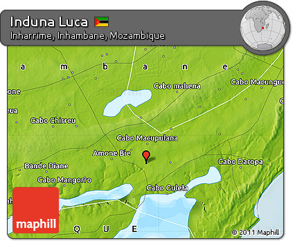 Physical Map of Induna Luca