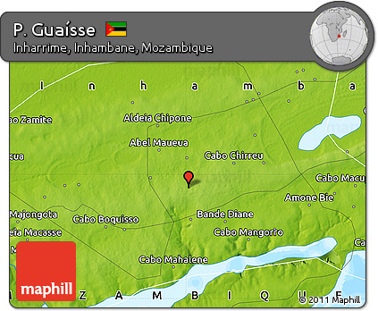 Physical Map of P. Guaísse