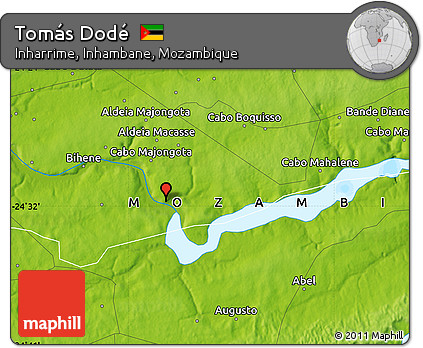 Physical Map of Tomás Dodé