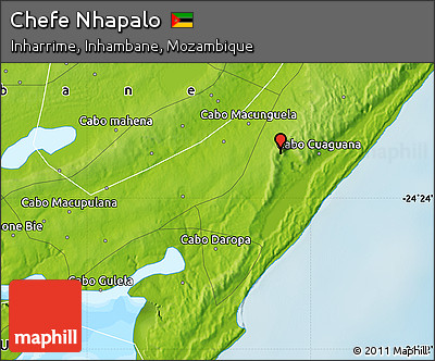 Physical Map of Chefe Nhapalo