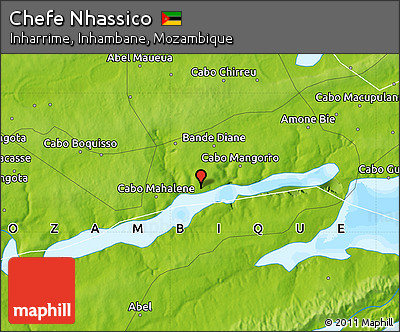 Physical Map of Chefe Nhassico