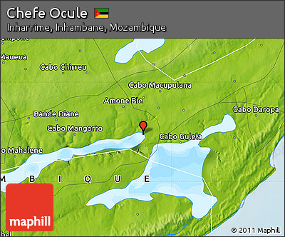 Physical Map of Chefe Ocule