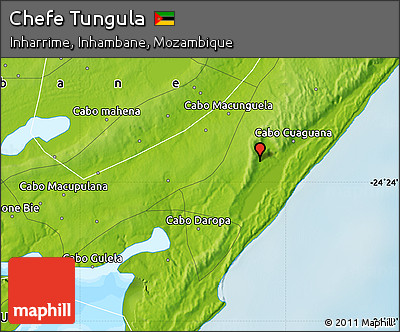 Physical Map of Chefe Tungula
