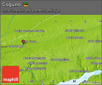 Physical Map of Coguno