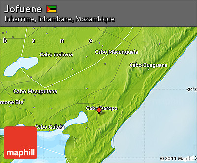 Physical Map of Jofuene