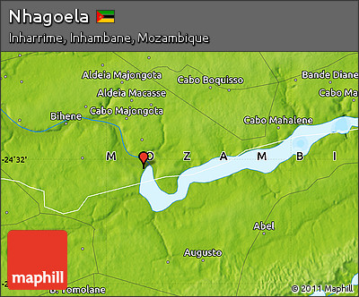 Physical Map of Nhagoela