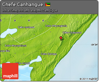 Physical Map of Chefe Canhangue