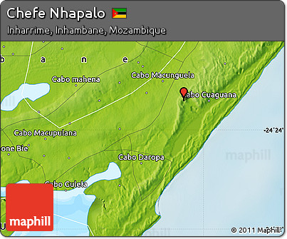 Physical Map of Chefe Nhapalo