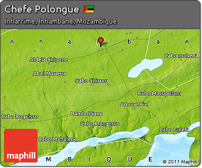 Physical Map of Chefe Polongue